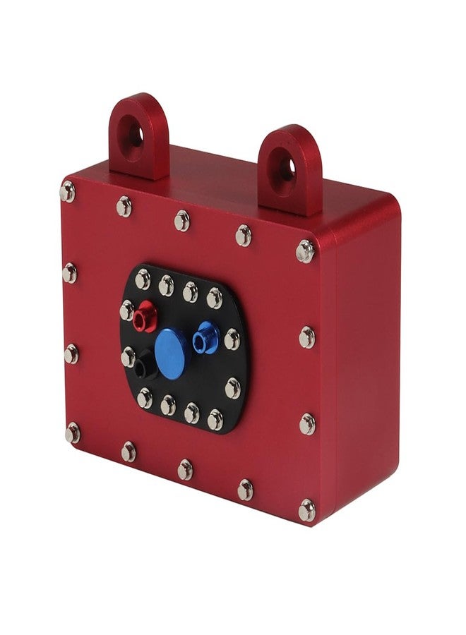 YSKMLOLP RC Crawler Cell Box, SCX10 Receiver Box, 1/10 RC Fuel Cell Receiver Box for 1/8 1/10 RC Rigs Crawler Capra RR10 SCX10 PRO VS4-10 TRX4 TRX6 TF2 D90 CC02(Red) - Image 3